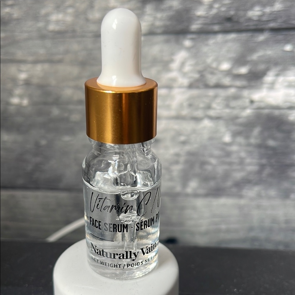 Naturally Vain Vitamin C Face Serum 10 mL Bottle